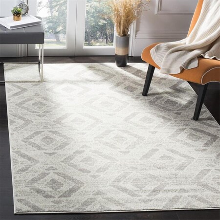 Safavieh 6 ft. 7 in. x 6 ft. 7 in. ContemporarySkyler Power Loom Area Rug Ivory & Grey SKY190H-6SQ